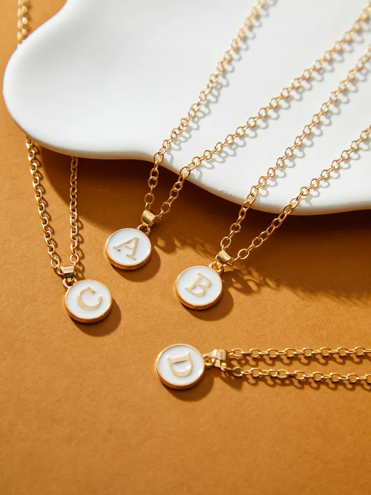Alphabet Artificial jewellery - Pendant Necklace