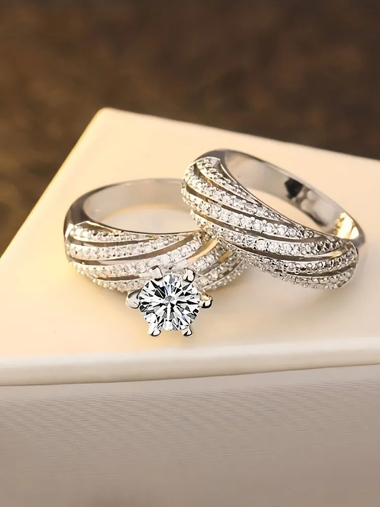 Rhinestone Ring Set 76 Rhinestone Ring Set