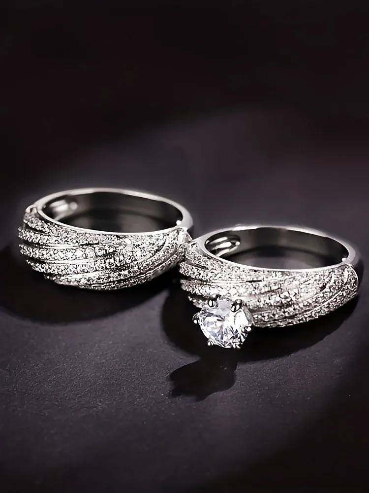 Rhinestone Ring Set 77 Rhinestone Ring Set