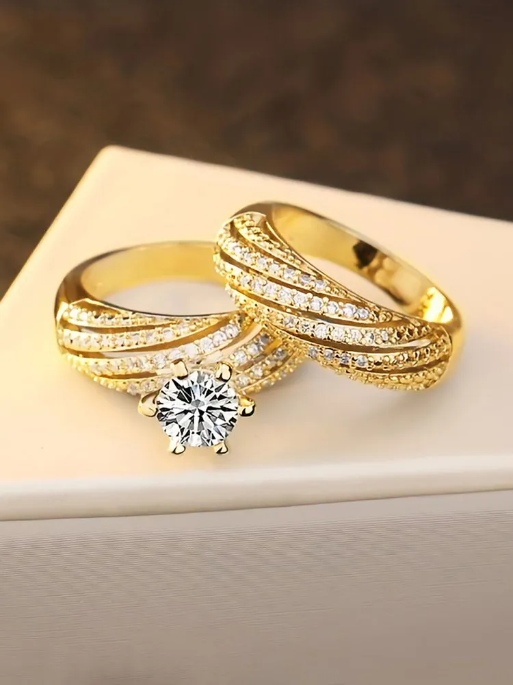 Rhinestone Ring Set 81 Rhinestone Ring Set