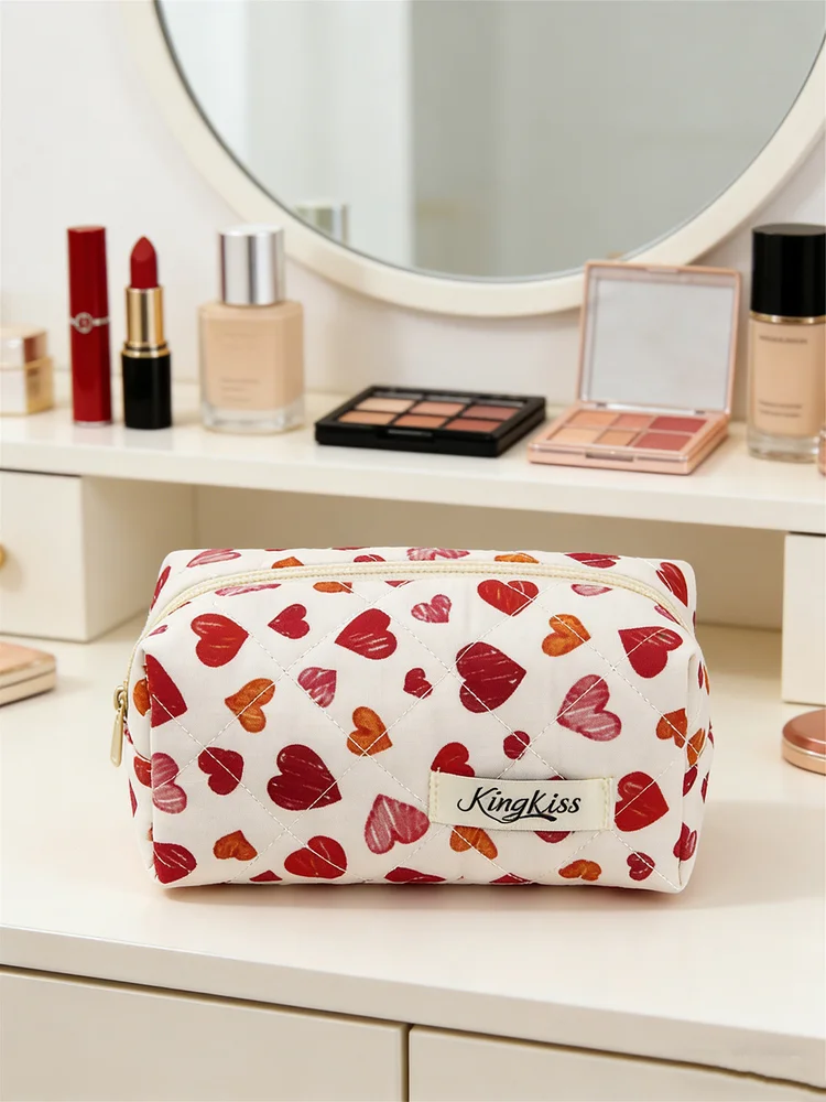 Heart Makeup Bag