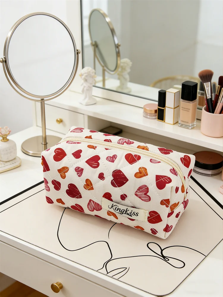 Heart Makeup Bag
