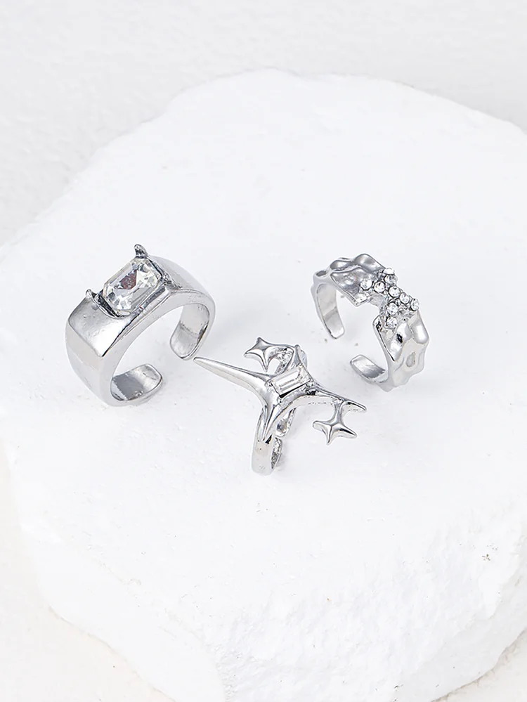 Rhinestone Ring Set 69 Rhinestone Ring Set