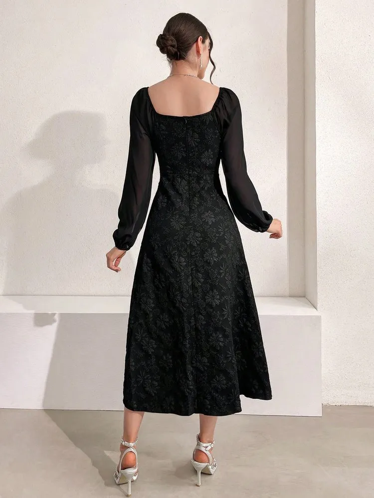 Patchwork A-Line Dress 39 Patchwork A-Line Dress
