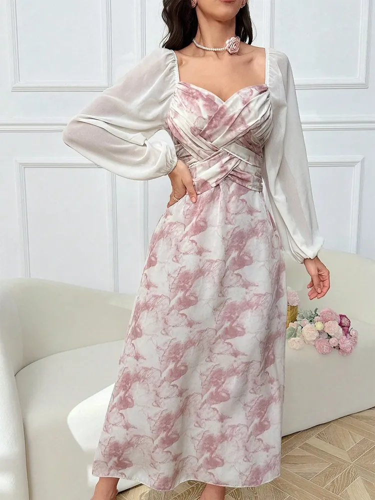 Patchwork A-Line Dress 33 Patchwork A-Line Dress