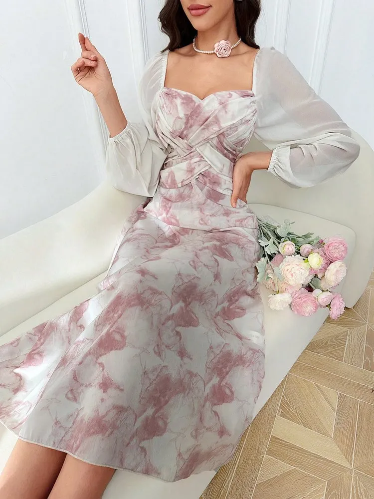 Patchwork A-Line Dress 35 Patchwork A-Line Dress