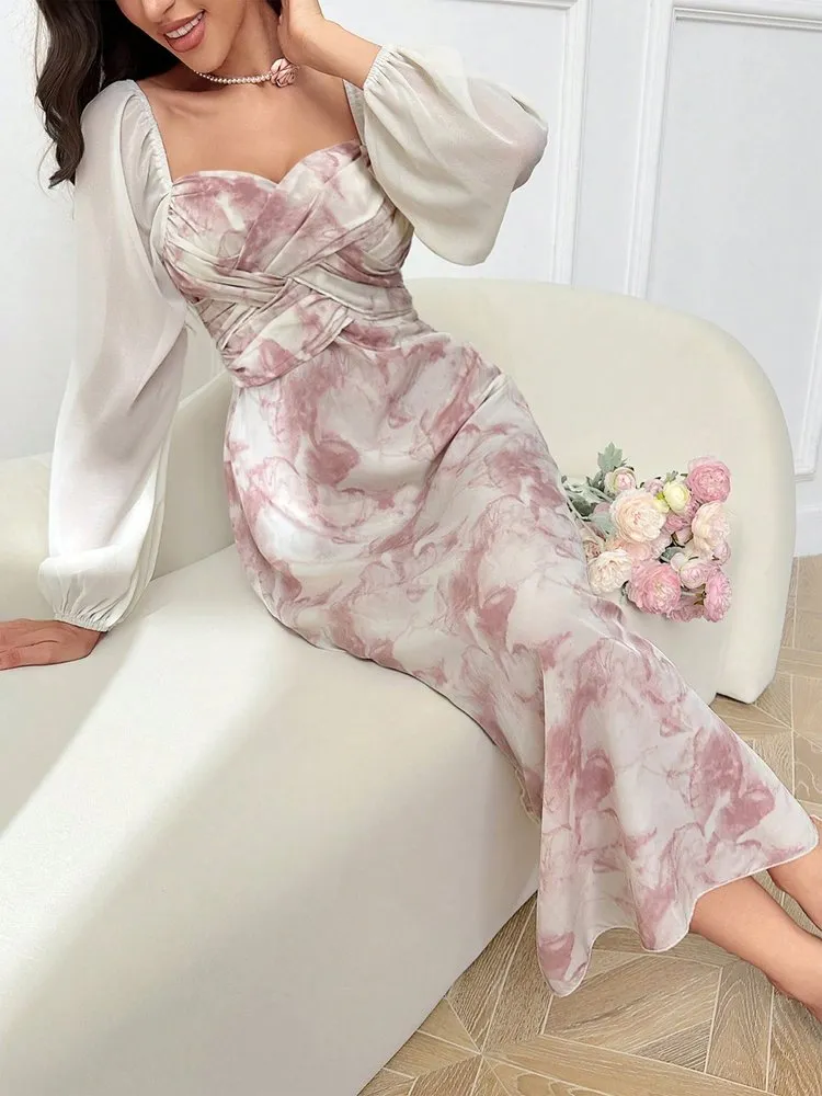 Patchwork A-Line Dress 37 Patchwork A-Line Dress