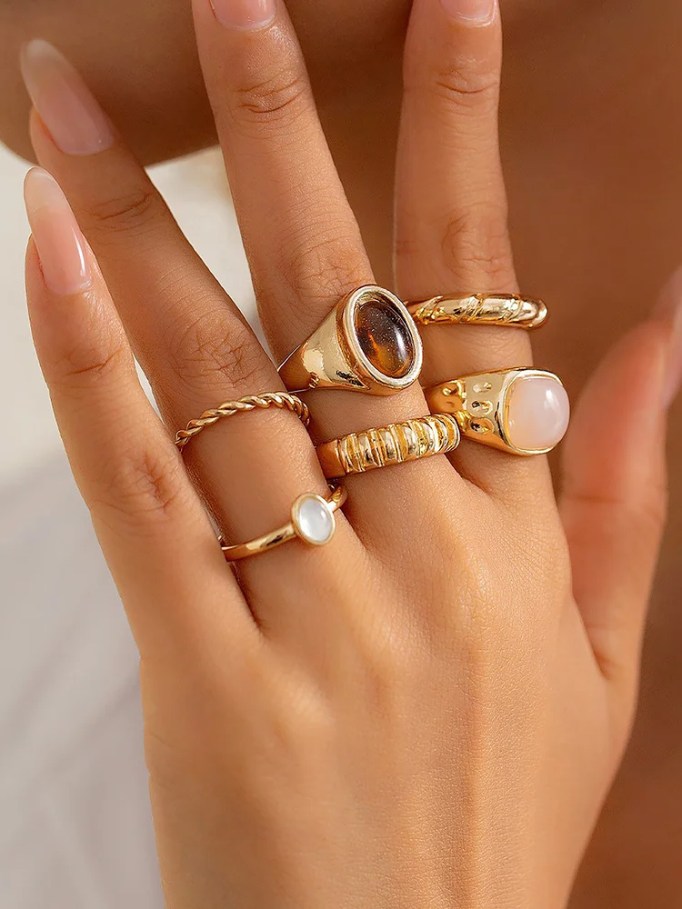 Rhinestone Ring Set 66 Rhinestone Ring Set
