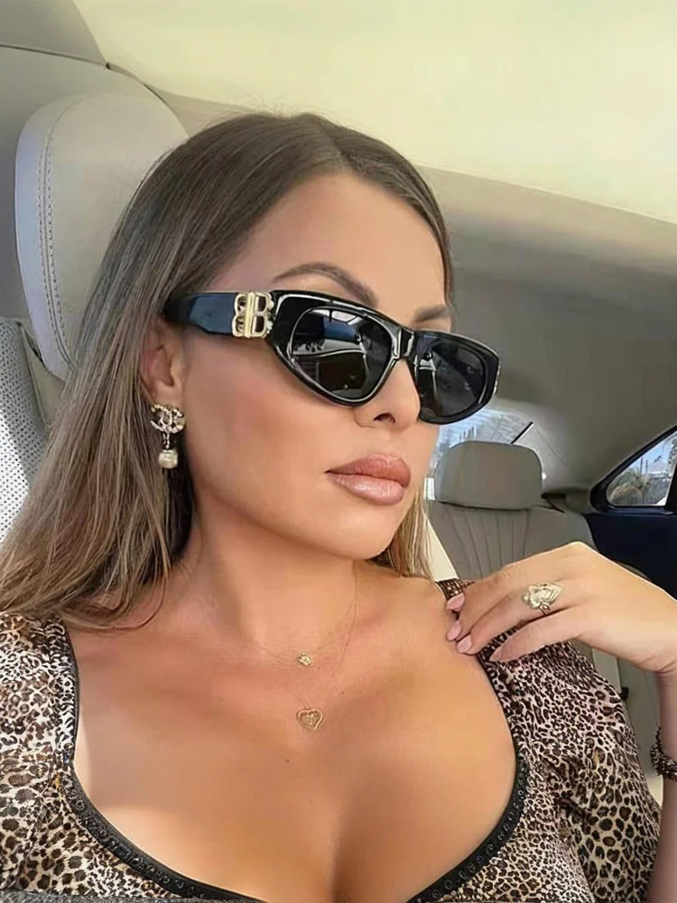 Metal Detail Retro Sunglasses