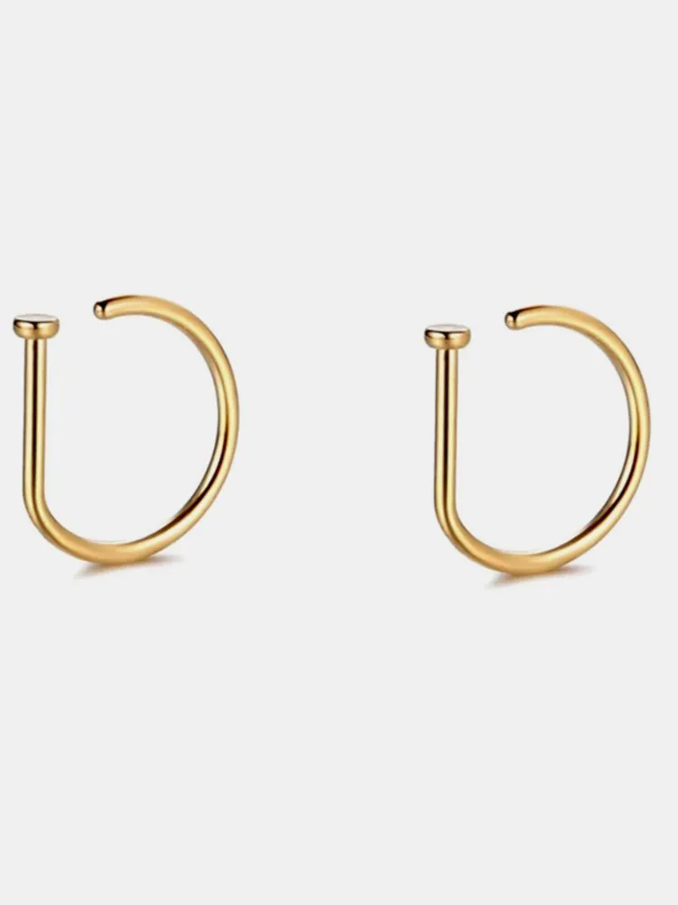 Geometric Imitation/Artificial Jewellery - Nose Ring