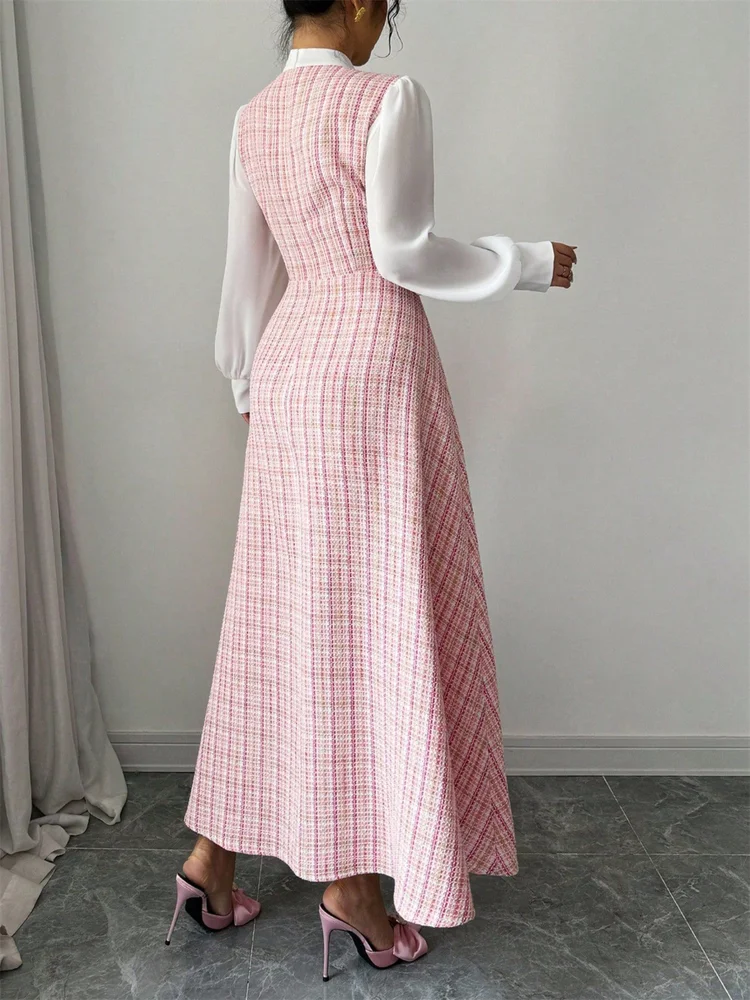 Patchwork A-Line Dress 27 Patchwork A-Line Dress