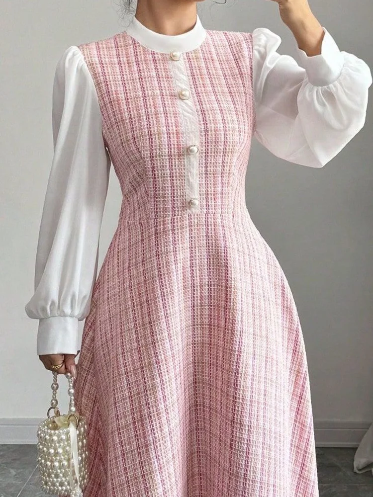Patchwork A-Line Dress 28 Patchwork A-Line Dress