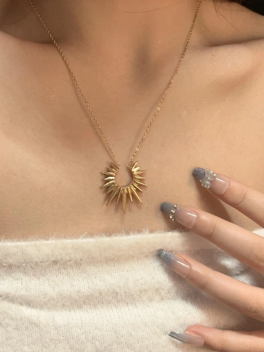 Geometric Artificial jewellery - Pendant Necklace 32 Geometric Artificial jewellery - Pendant Necklace