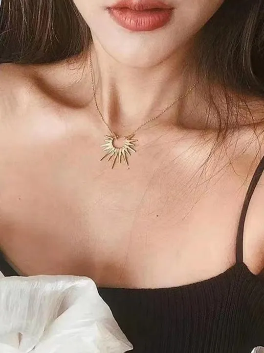 Geometric Artificial jewellery - Pendant Necklace 34 Geometric Artificial jewellery - Pendant Necklace