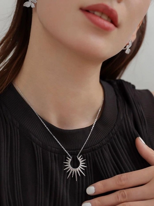 Geometric Artificial jewellery - Pendant Necklace 37 Geometric Artificial jewellery - Pendant Necklace