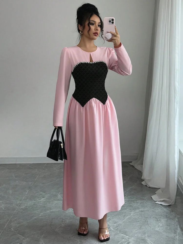Patchwork A-Line Dress 21 Patchwork A-Line Dress