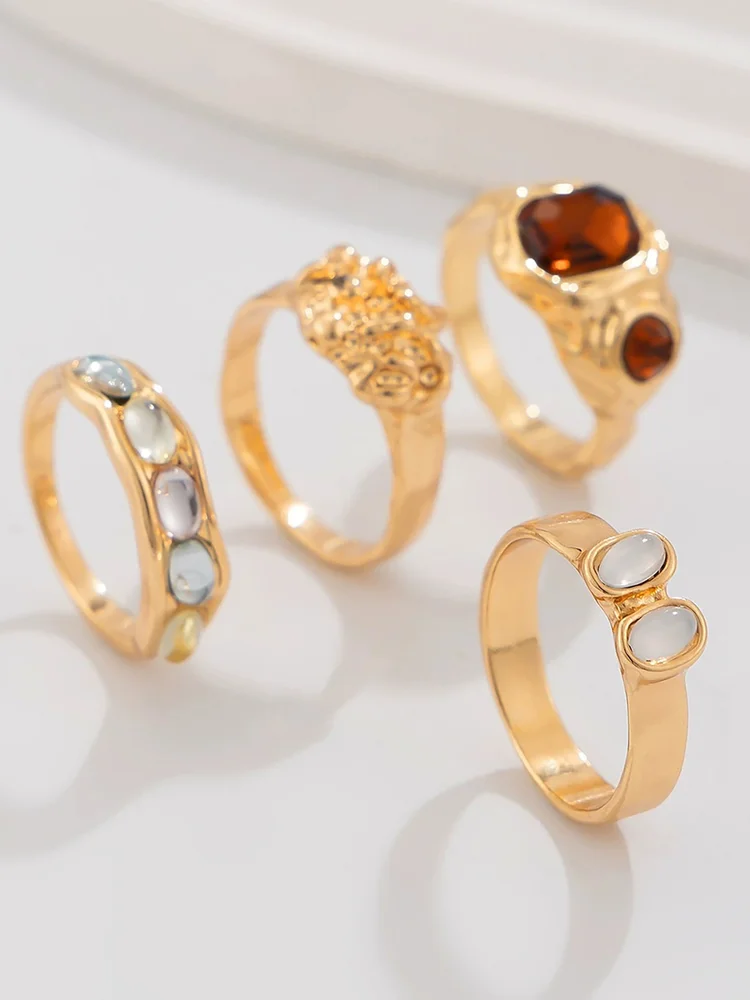 Rhinestone Ring Set 50 Rhinestone Ring Set