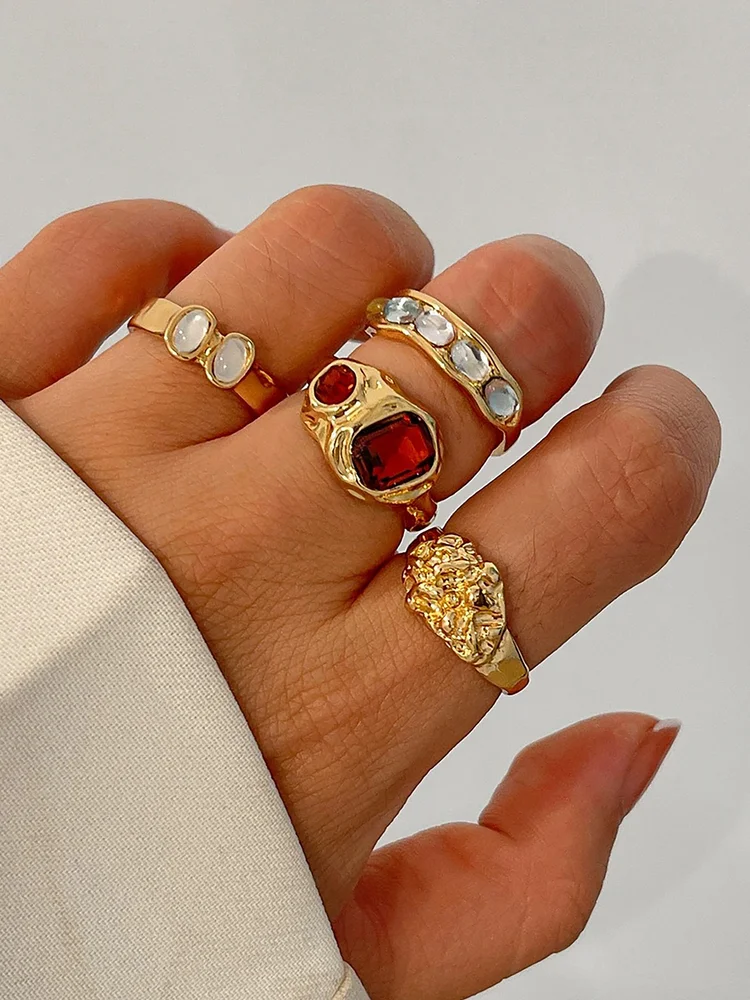 Rhinestone Ring Set 52 Rhinestone Ring Set