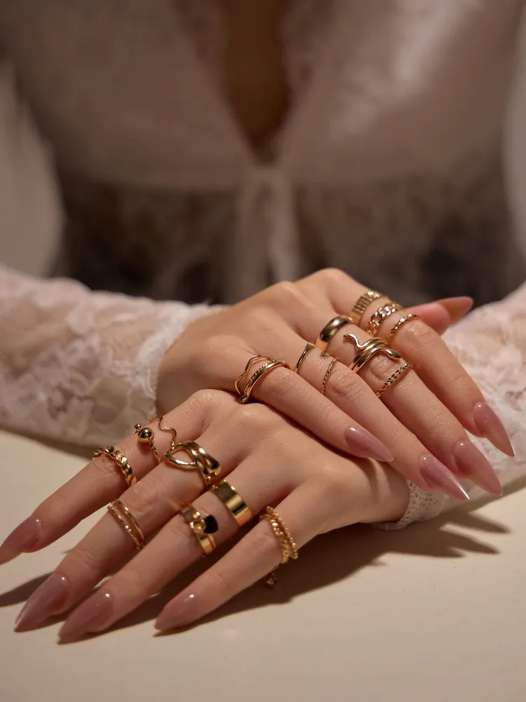 Rhinestone Ring Set 41 Rhinestone Ring Set