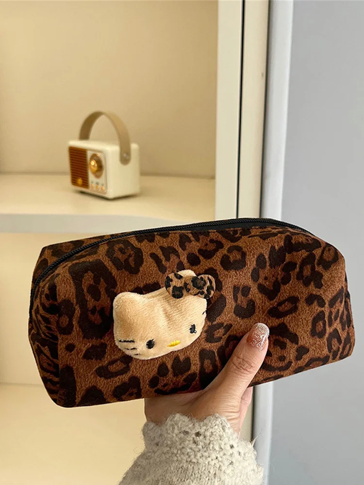 3D-Kitten&Leopard Makeup Bag