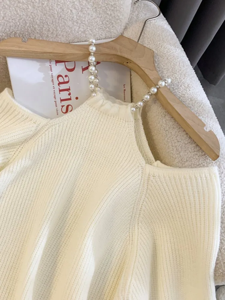 Pearled Knit Pullover