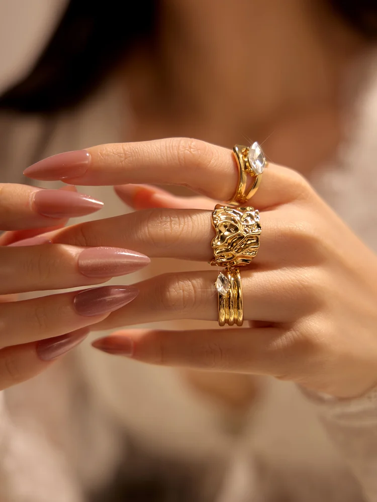 Rhinestone Ring Set 29 Rhinestone Ring Set