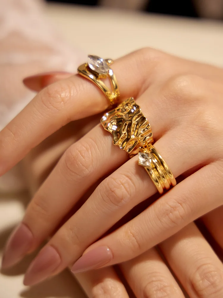 Rhinestone Ring Set 30 Rhinestone Ring Set