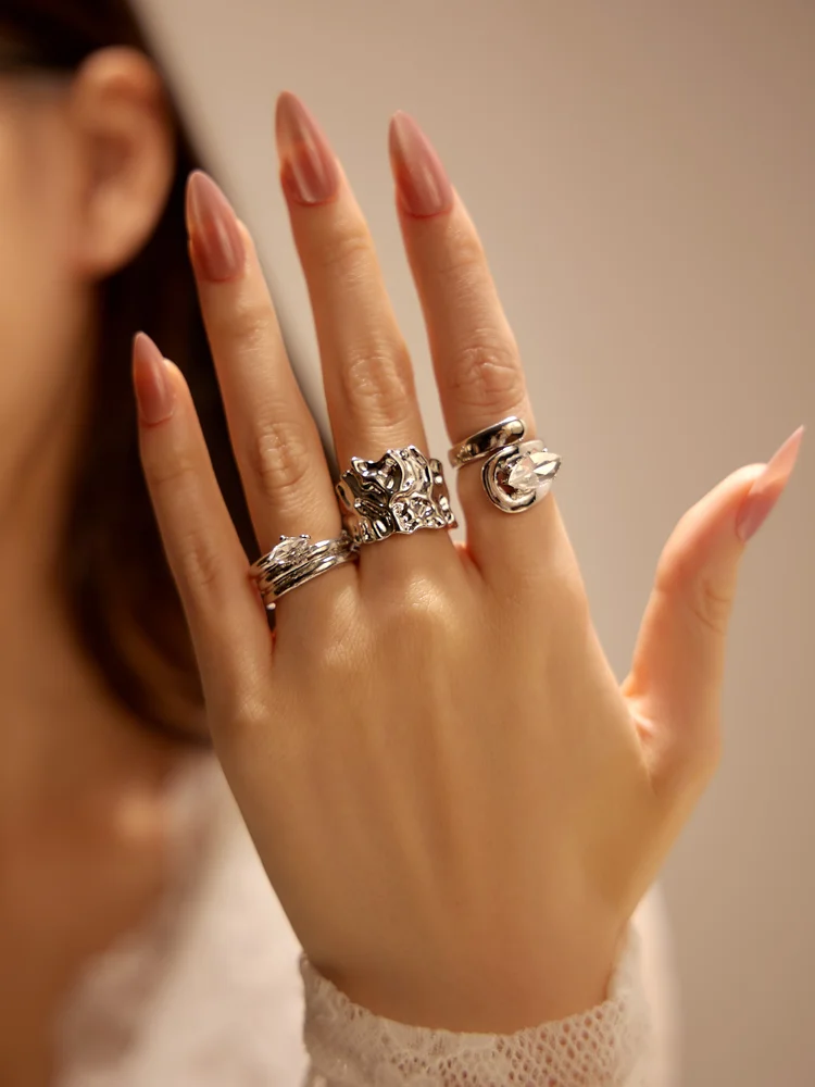 Rhinestone Ring Set 31 Rhinestone Ring Set