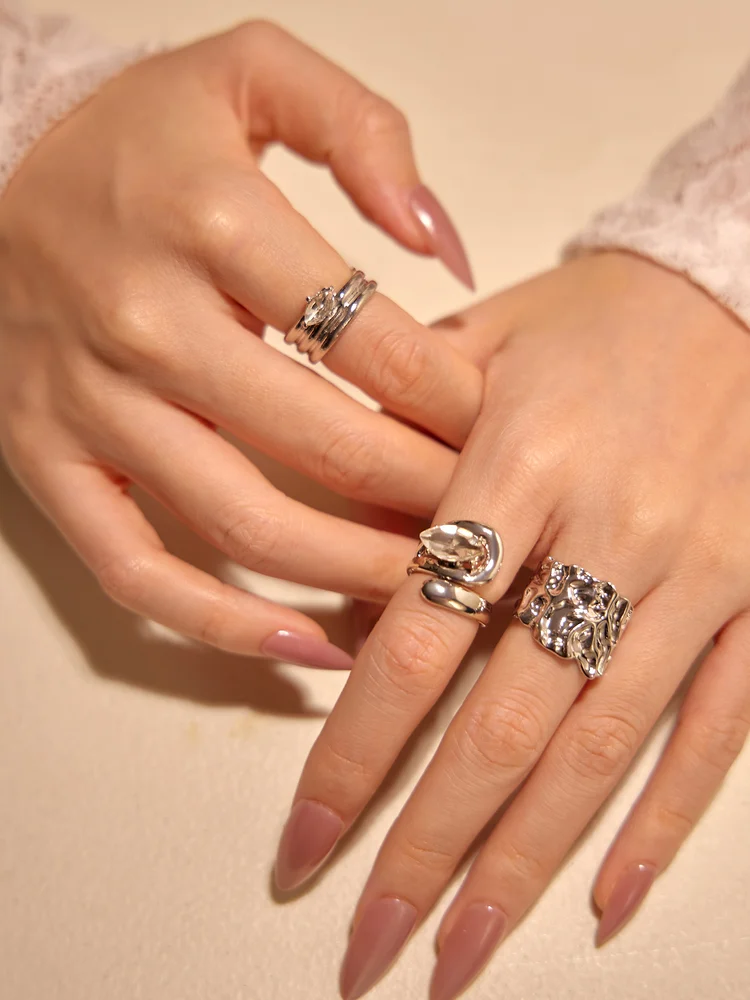 Rhinestone Ring Set 33 Rhinestone Ring Set