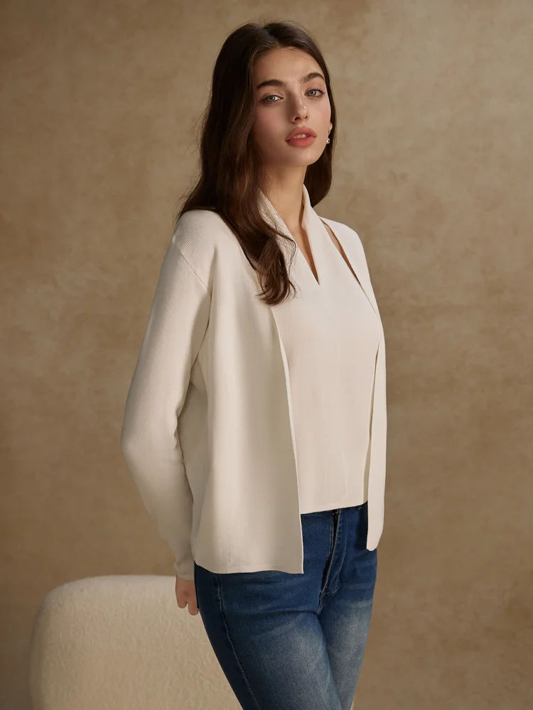 2pcs Knit Cardigan