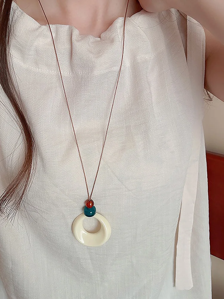 Geometric Artificial jewellery - Pendant Necklace 19 Geometric Artificial jewellery - Pendant Necklace