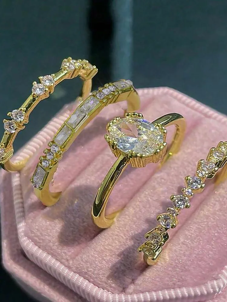 Rhinestone Ring Set 23 Rhinestone Ring Set