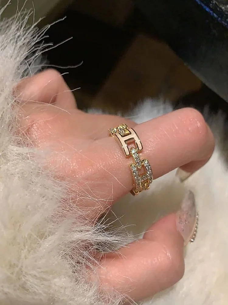 1pc-Alphabet Fashion Ring