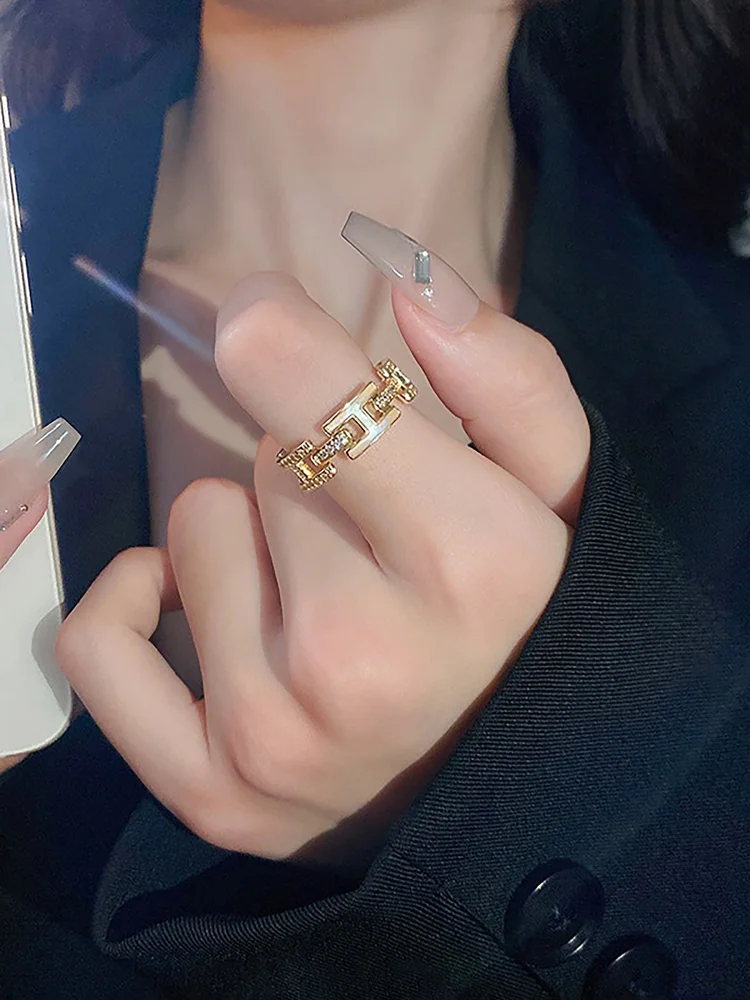 1pc-Alphabet Fashion Ring