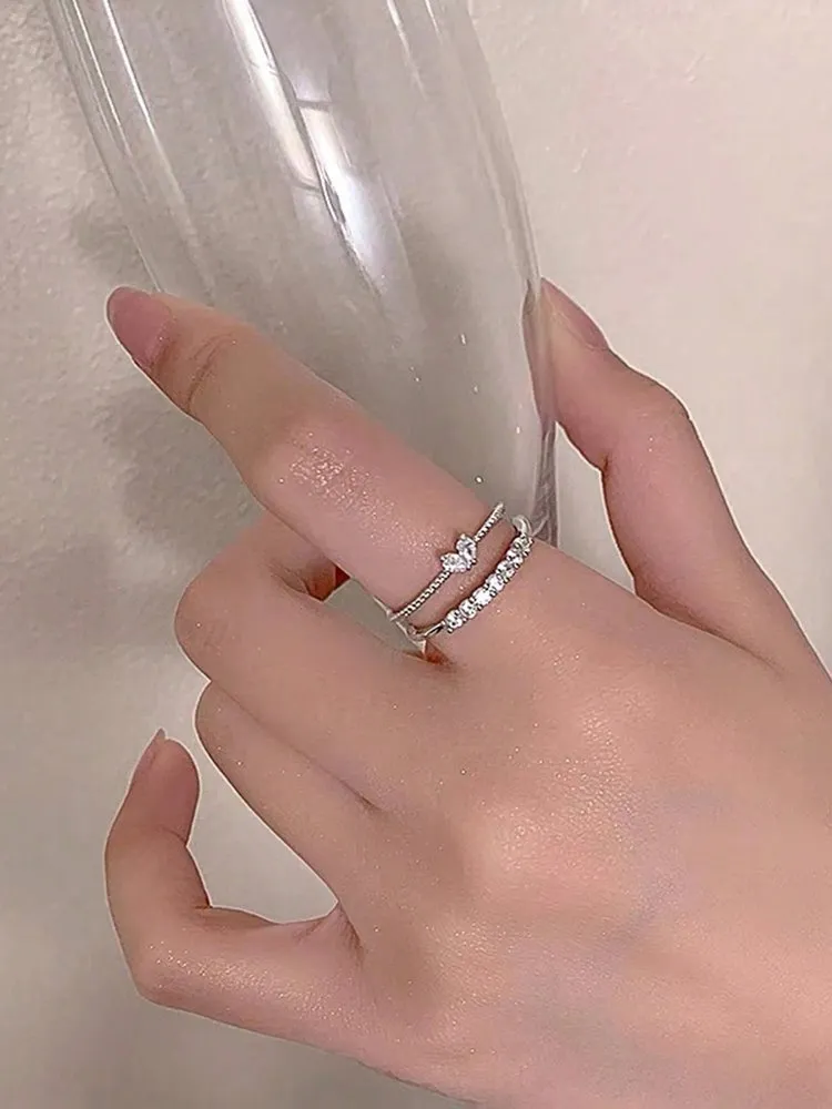 Rhinestone Ring Set 16 Rhinestone Ring Set