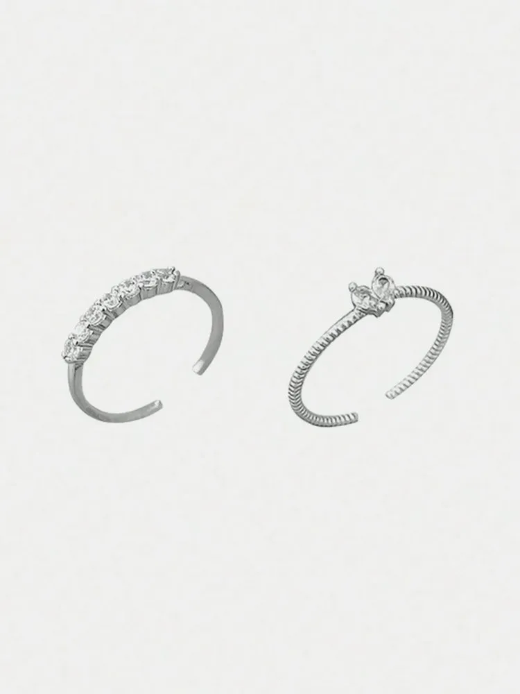 Rhinestone Ring Set 14 Rhinestone Ring Set