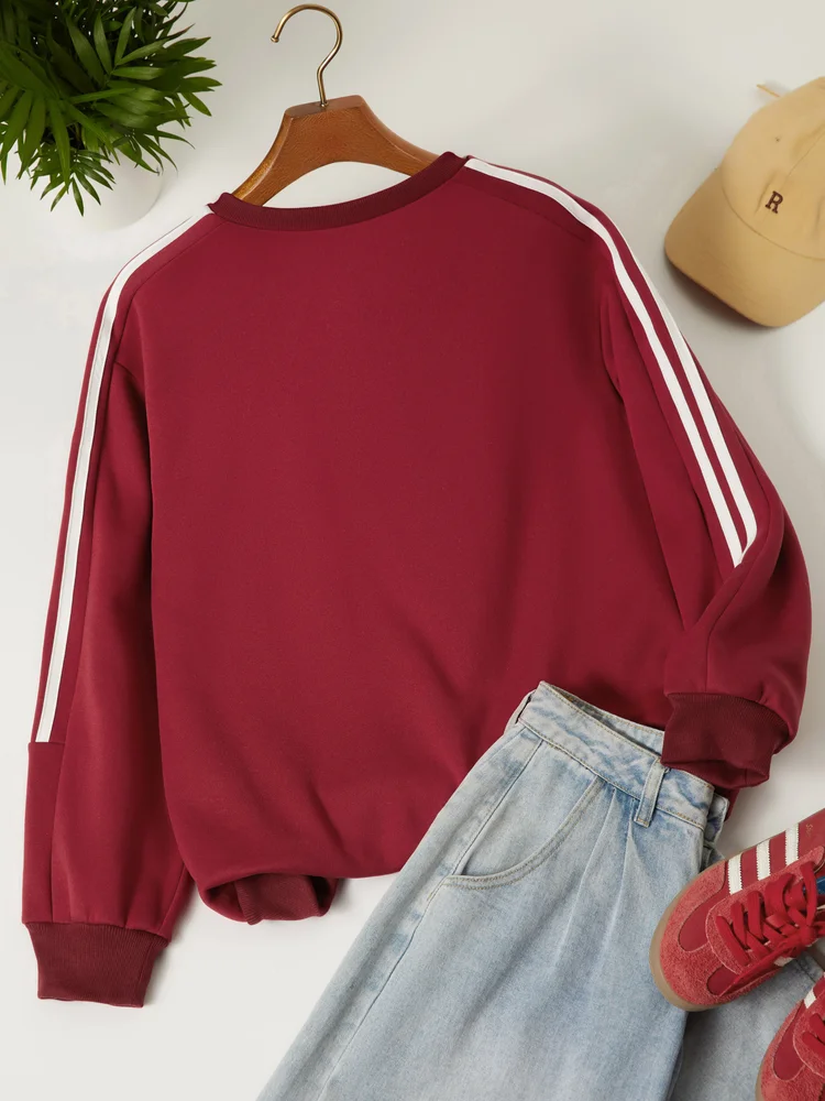 Ribbon Pullover Sweatshirt
