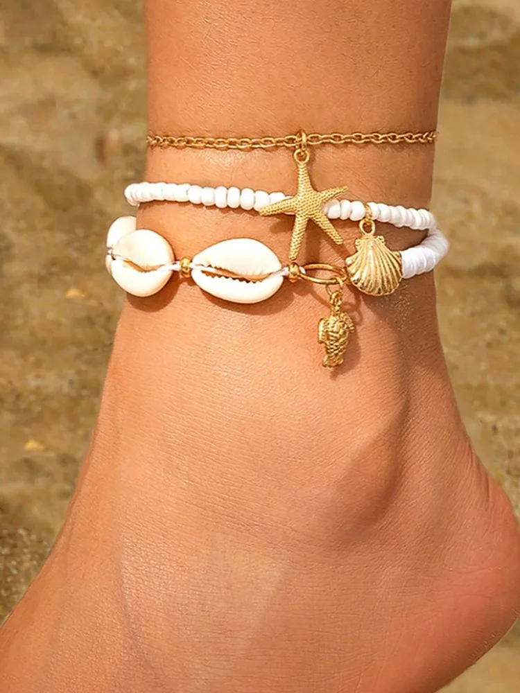 Animal Print Imitation/Artificial Jewellery - Anklet