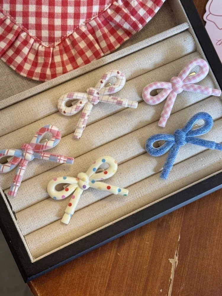 5 Pcs Bow Hair Clip