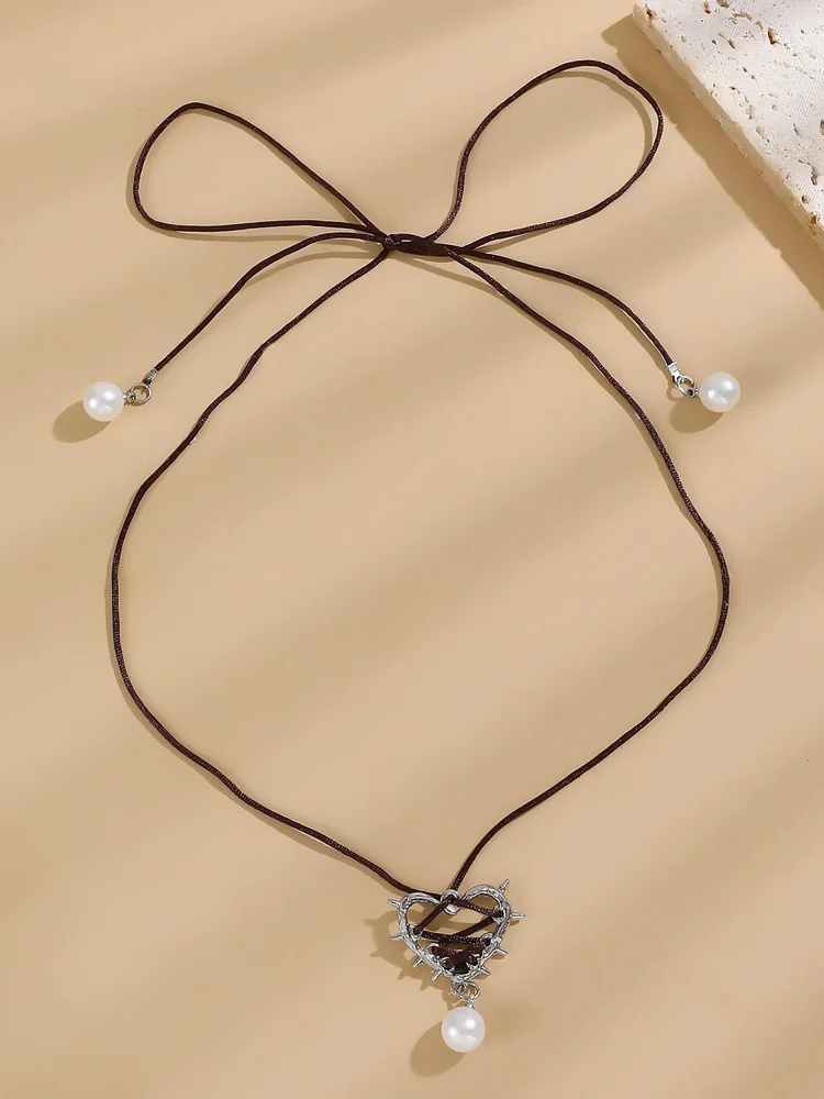 Heart Artificial Jewellery - Multi-Layer Necklace