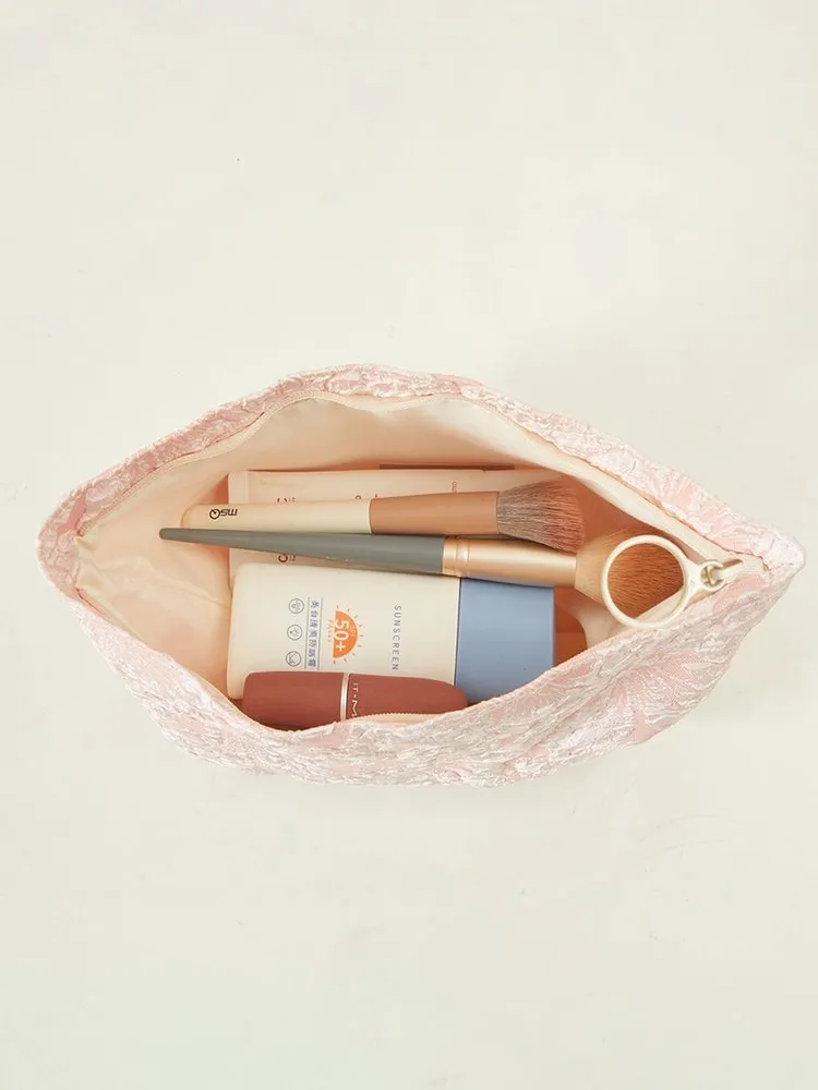 Jacquard Makeup Pouch