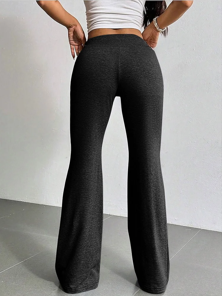 Home 91 Drawstring Flare Leg Pants