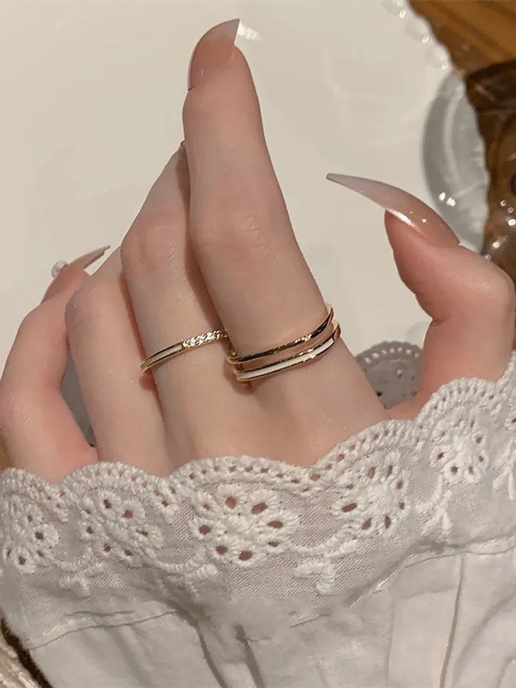 Rhinestone Ring Set 1 Rhinestone Ring Set