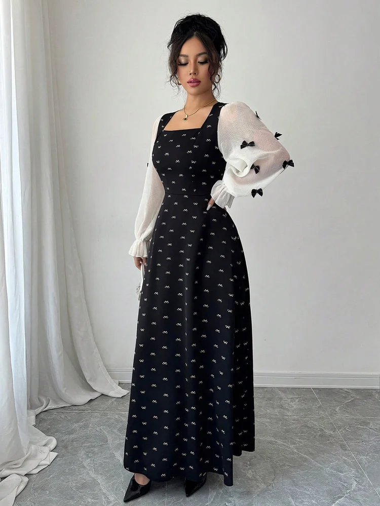 Home 31 Patchwork A-Line Dress