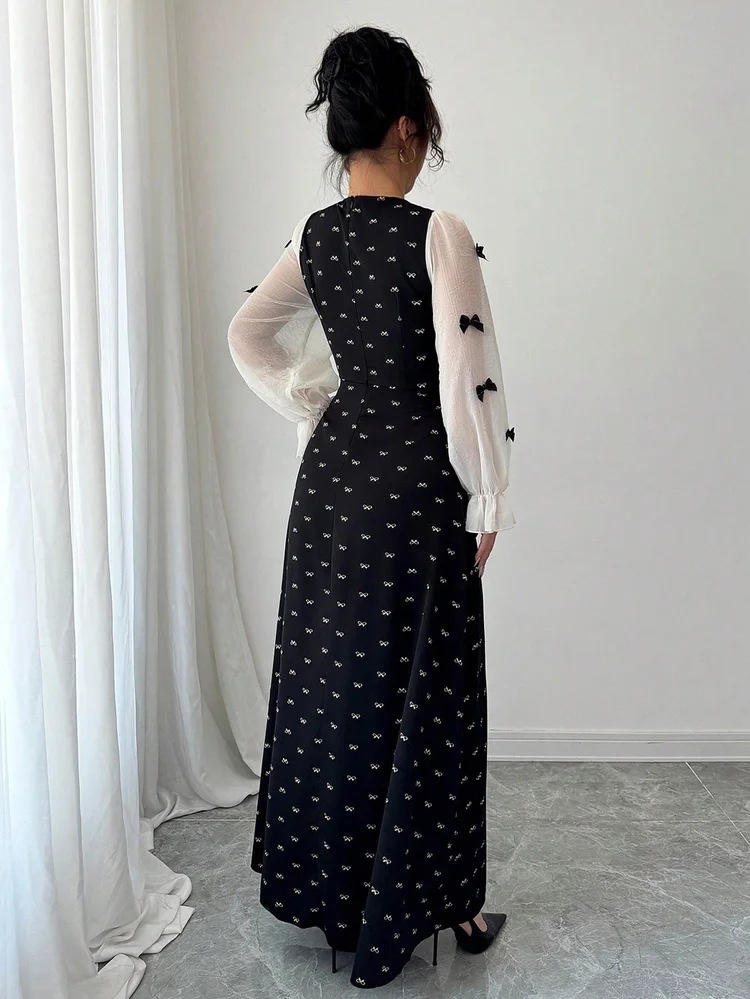 Home 32 Patchwork A-Line Dress
