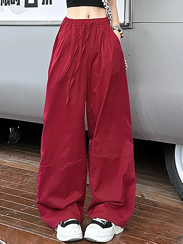 Home 80 Drawstring Straight Leg Pants