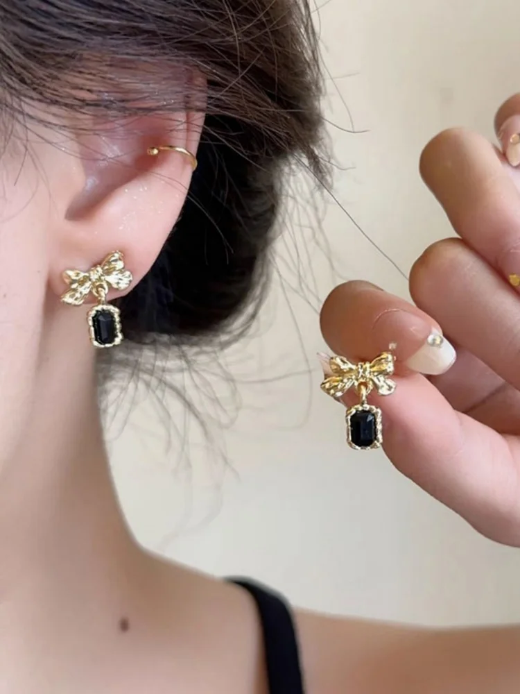 Bow Dangle Earrings