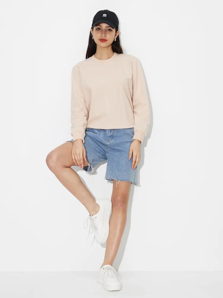 100% Cotton Pullover Sweatshirt