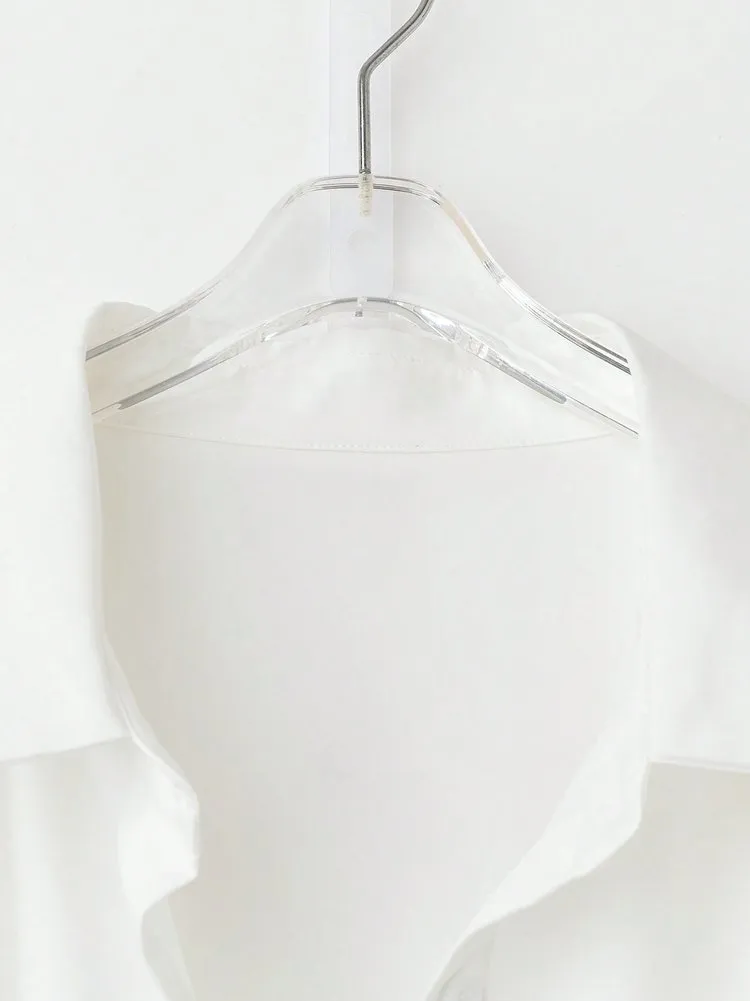 2pcs Plus Size Gathered Dress Co-ords