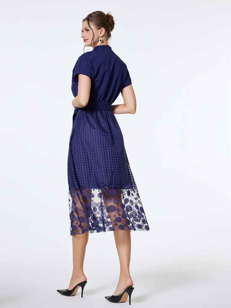 Patchwork A-Line Dress 139 Patchwork A-Line Dress